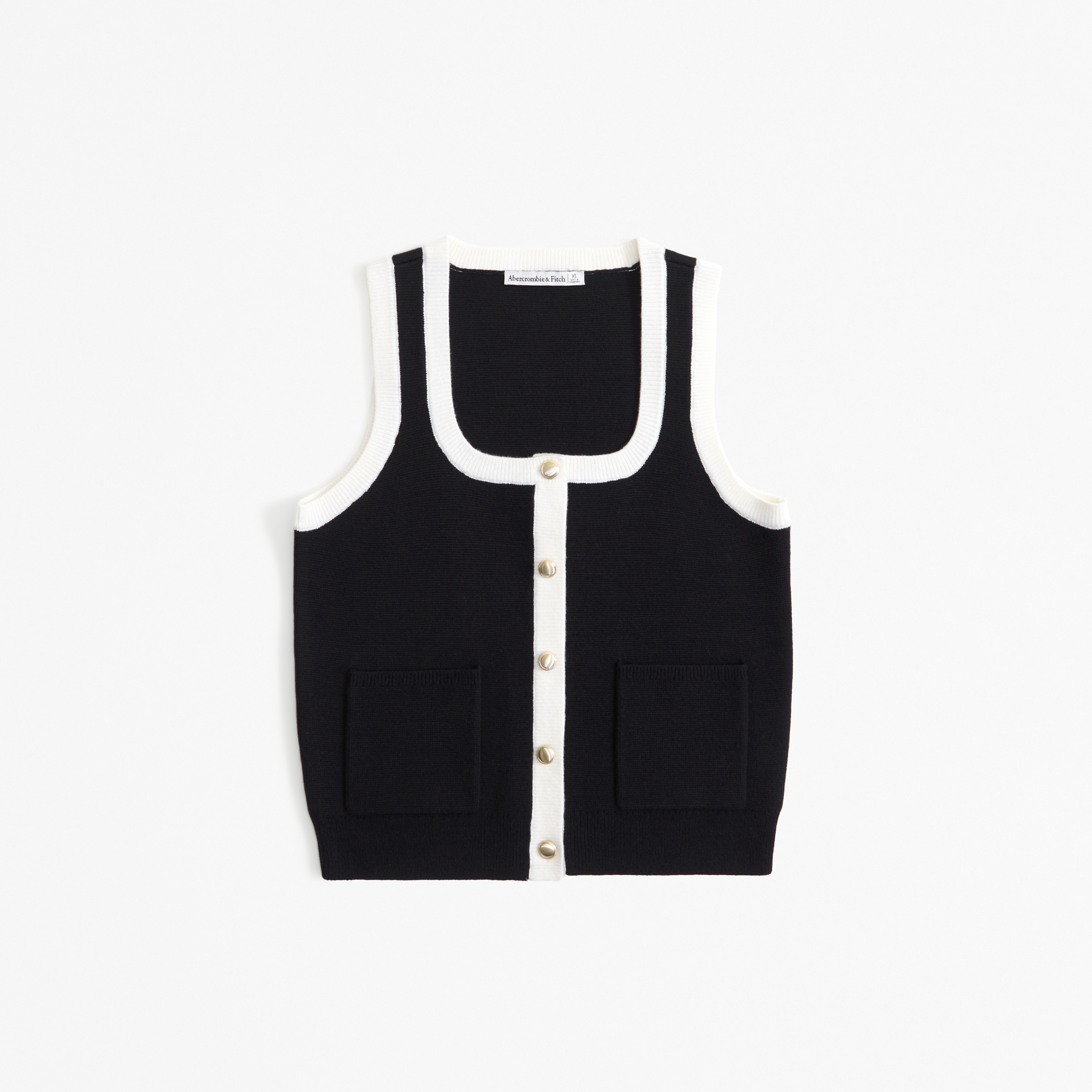 Button up sweater vest hot sale