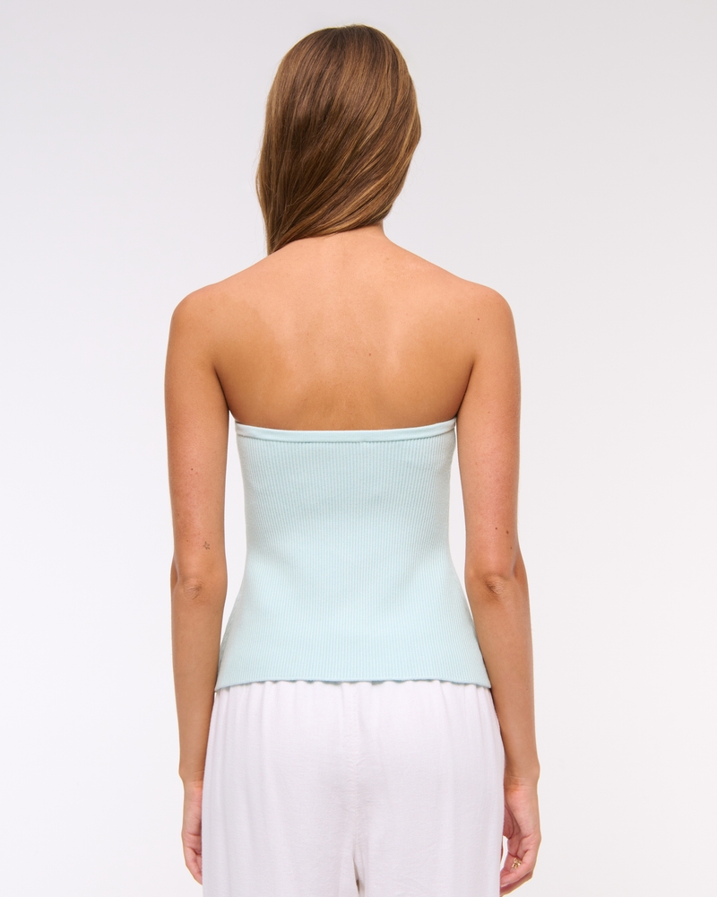 Ottoman Button-Front Tube Top