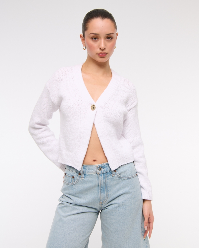 Barrel Sleeve Non-Closure Cardigan
