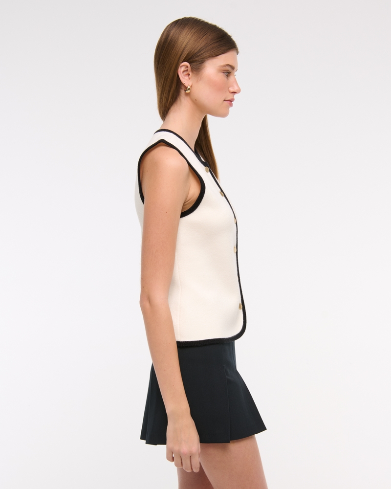 The A&F Mara High-V LuxeLoft Sweater Vest