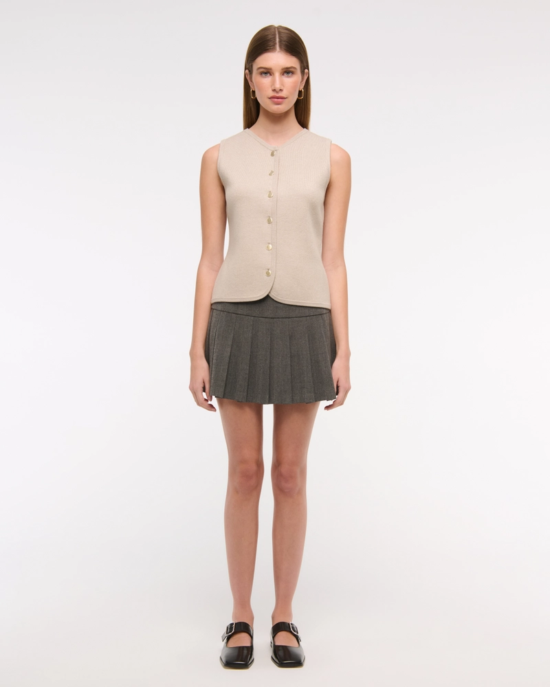 The A&F Mara High-V LuxeLoft Sweater Vest