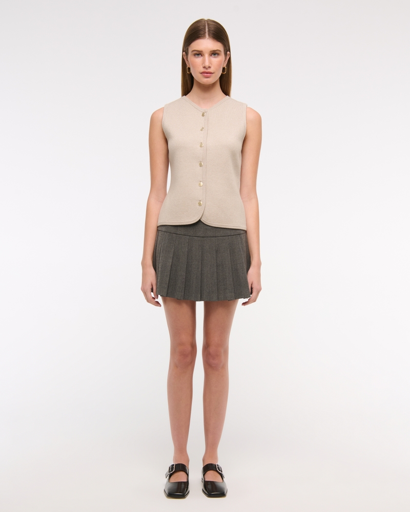 The A&F Mara High-V LuxeLoft Sweater Vest