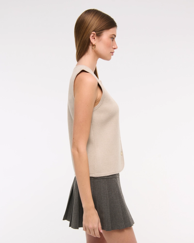 The A&F Mara High-V LuxeLoft Sweater Vest