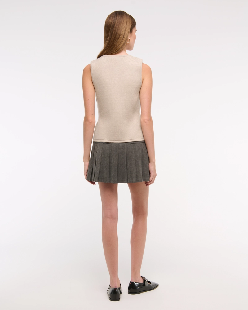 The A&F Mara High-V LuxeLoft Sweater Vest