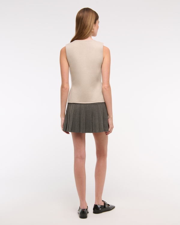 The A&F Mara High-V LuxeLoft Sweater Vest