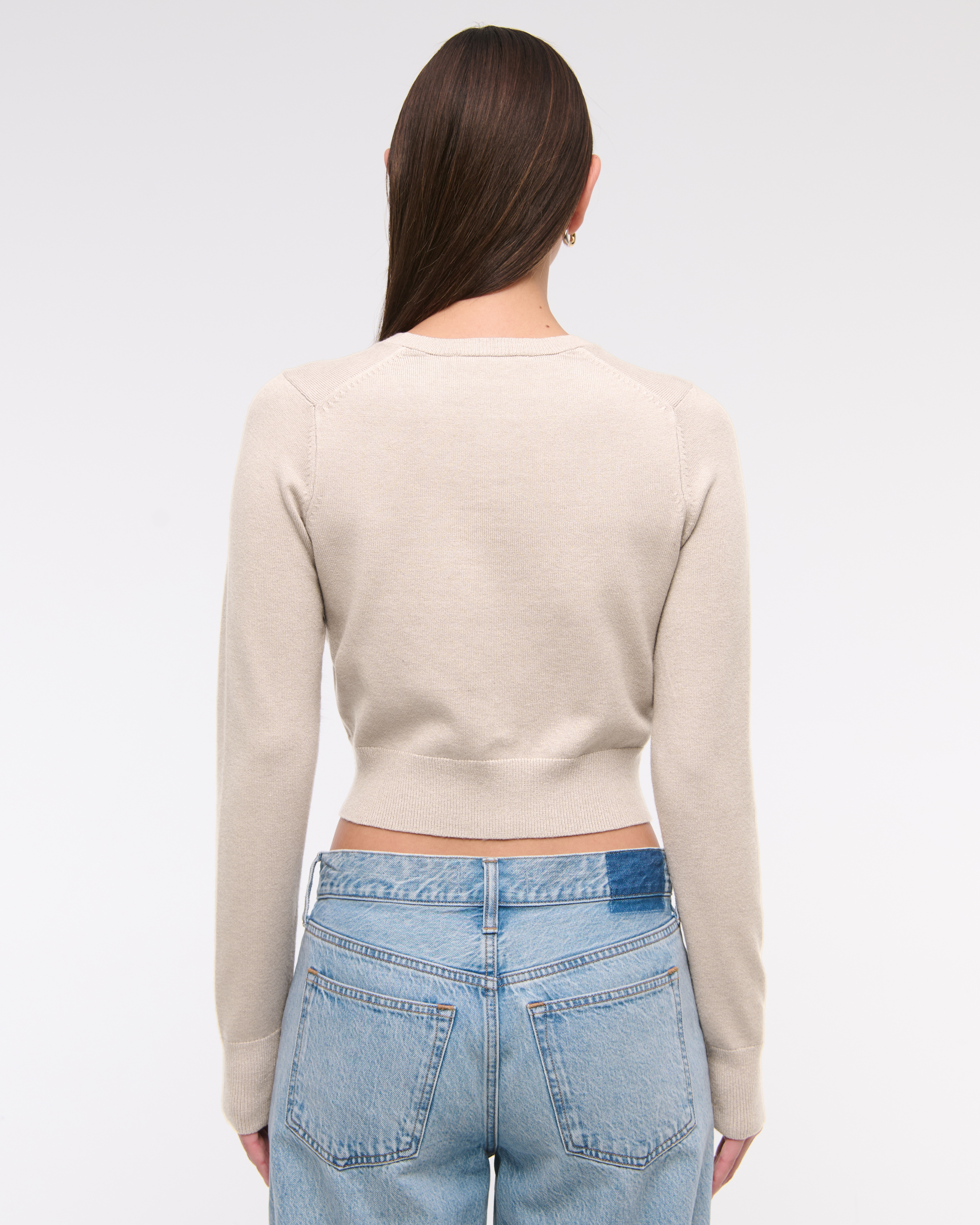 Women's LuxeLoft Shrunken Crew Cardigan | Women's Tops