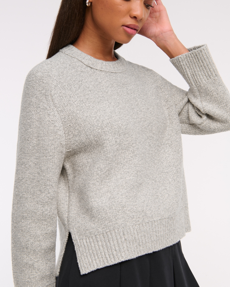 The A&F Madeline Textural Crew Sweater