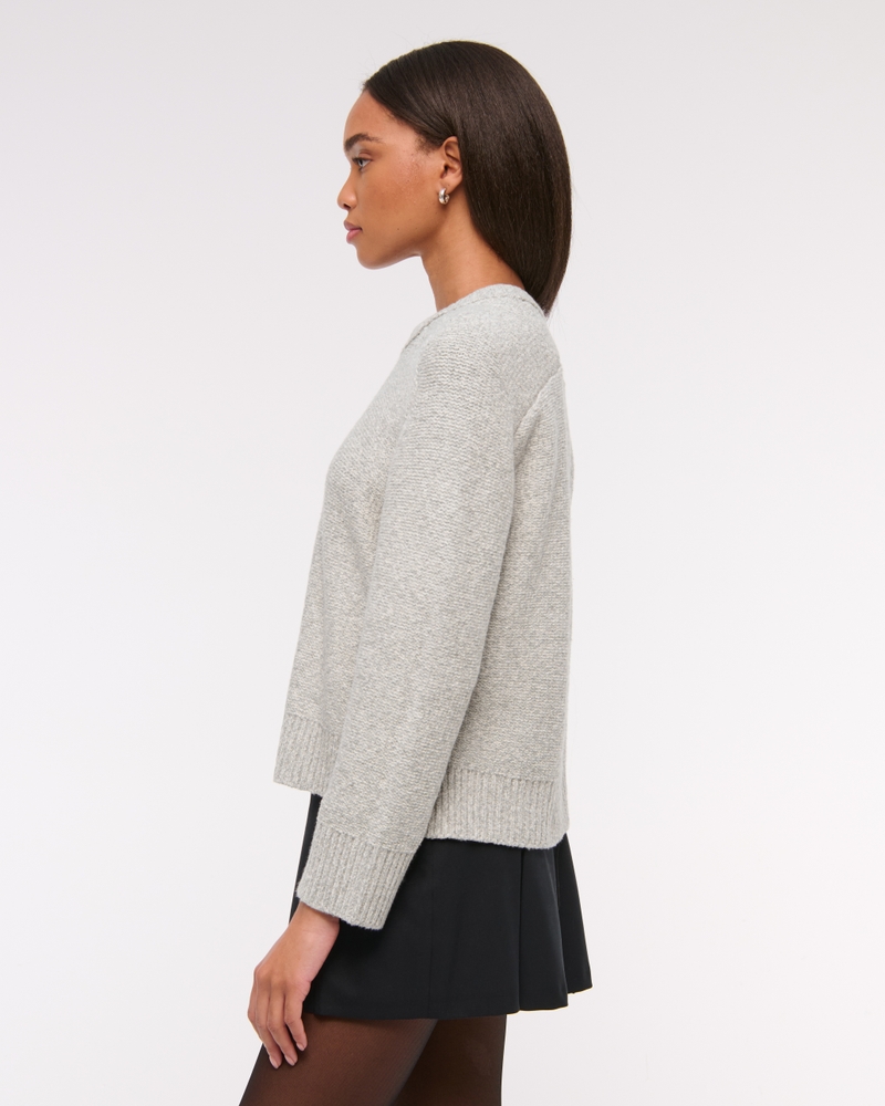 The A&F Madeline Textural Crew Sweater