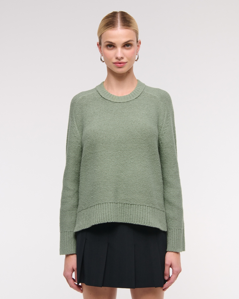 The A&F Madeline Textural Crew Sweater