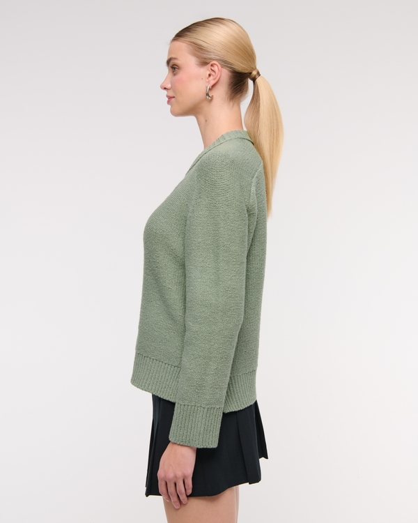 The A&F Madeline Textural Crew Sweater