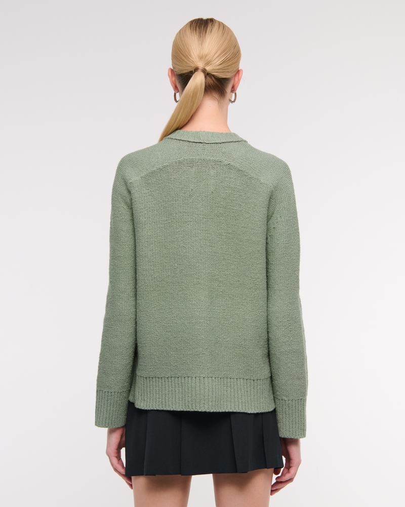 The A&F Madeline Textural Crew Sweater