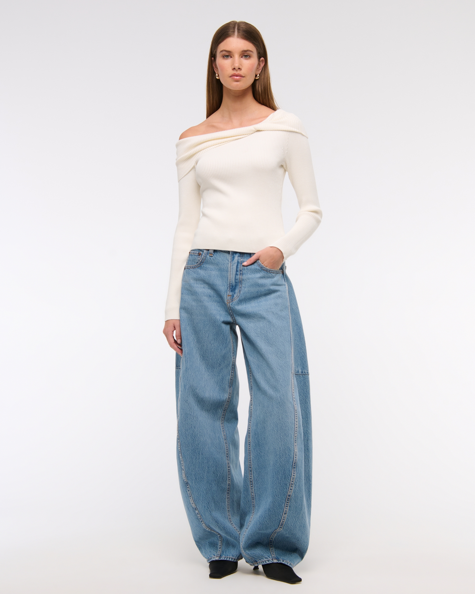 Asymmetrical Twist Sweater