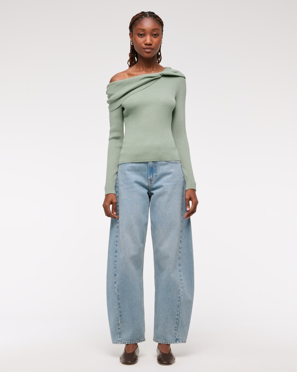 Asymmetrical Twist Sweater