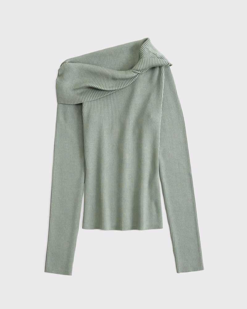 Women's Asymmetrical Twist Sweater | Women's Clearance