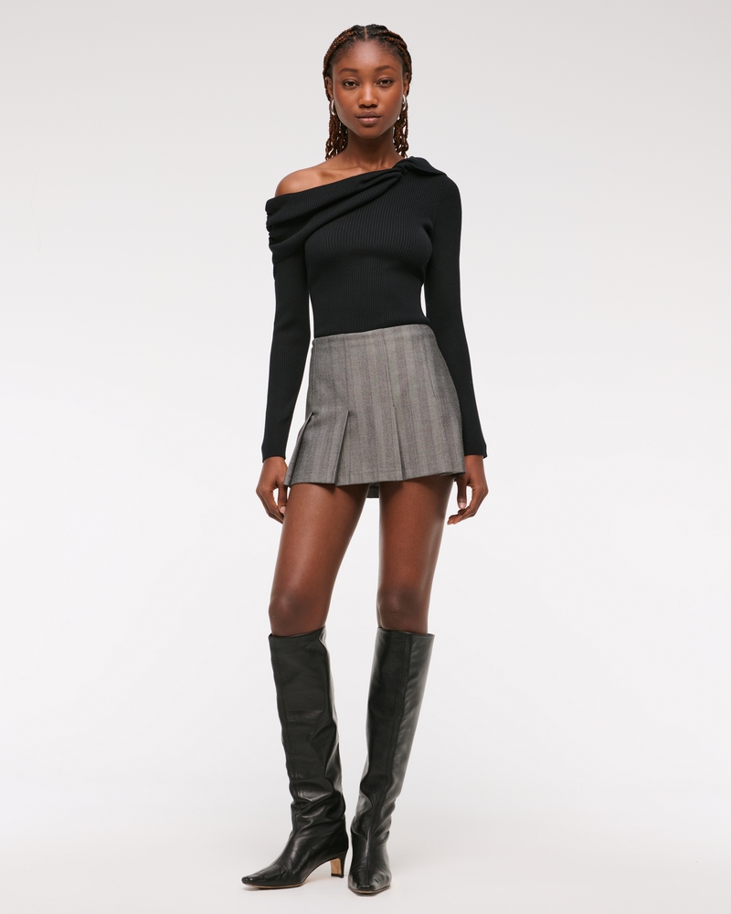 Asymmetrical Twist Sweater