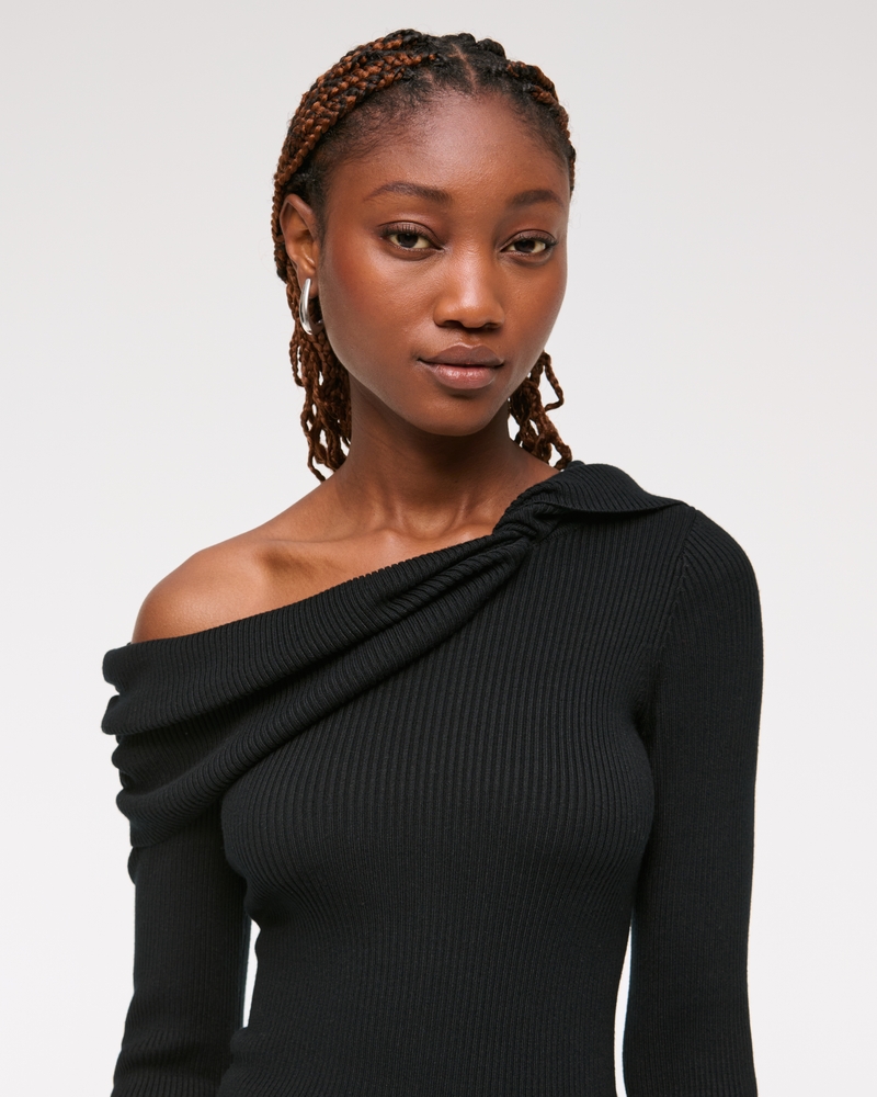 Asymmetrical Twist Sweater