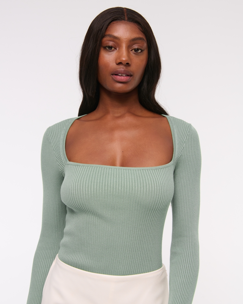 The A&F Ava Long-Sleeve Sweater Top