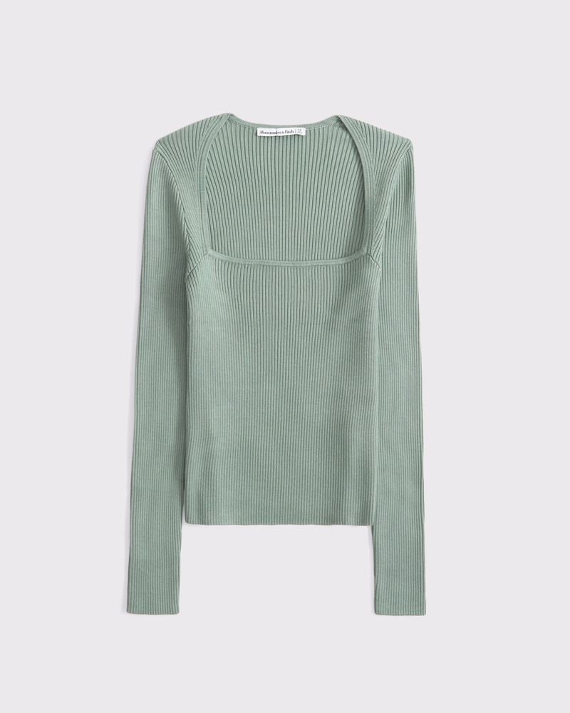 The A&F Ava Long-Sleeve Sweater Top