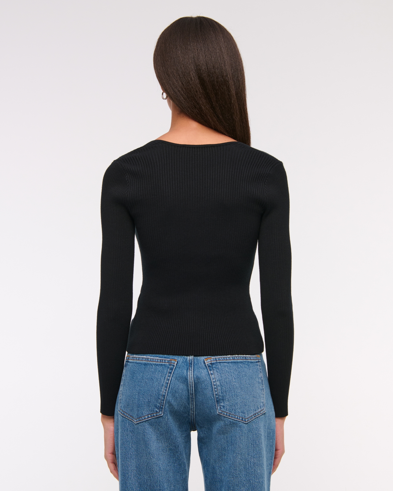 The A&F Ava Long-Sleeve Sweater Top