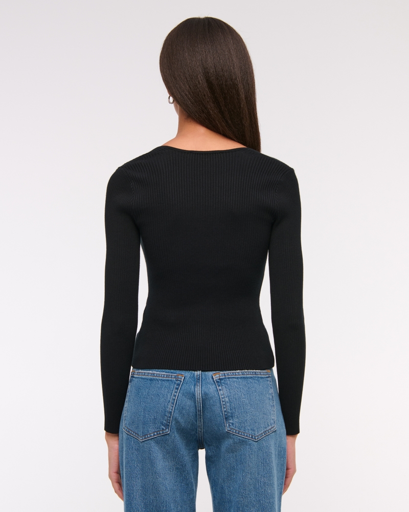 The A&F Ava Long-Sleeve Sweater Top