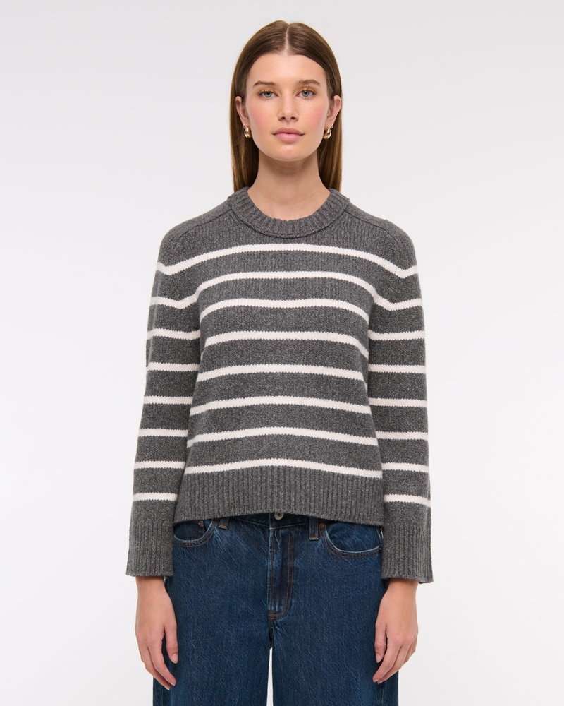 Product image for The A And F Madeline Textural Crew Sweater