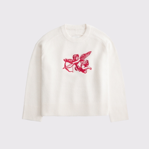 Женские свитеры Abercrombie & Fitch The A&F Madeline Textural Crew Sweater