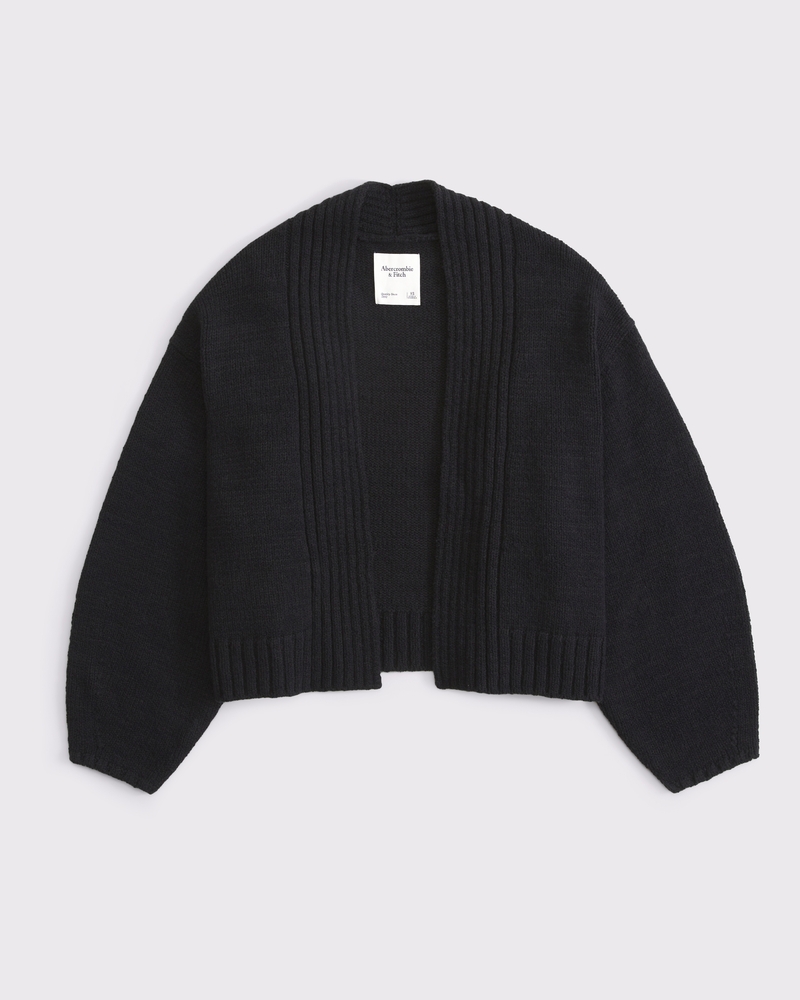 Women's Barrel Sleeve Non-Closure Cardigan | Women's Tops