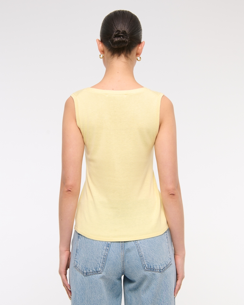 V-Neck Cutaway Sweater Vest