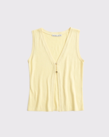 V-Neck Cutaway Sweater Vest from Abercrombie & Fitch - $16.97