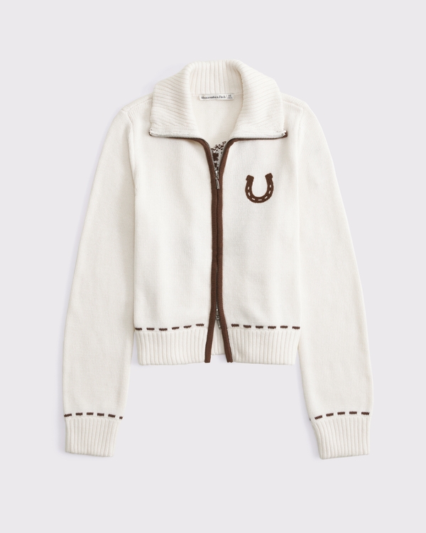 トップス TELFAR Cardigan Telfar Cory Jersey Knit Cardigan In Neutrals | ModeSens