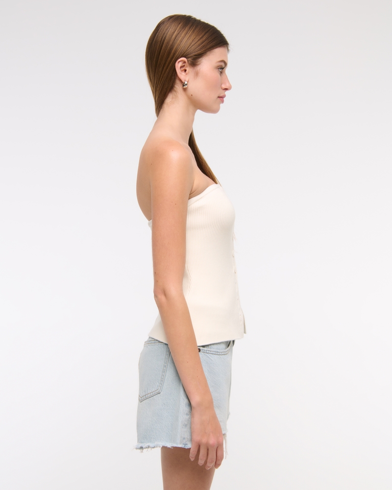 Ottoman Button-Through Tube Top