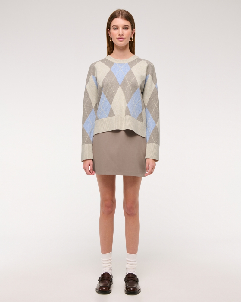 The A&F Madeline Argyle Crew Sweater