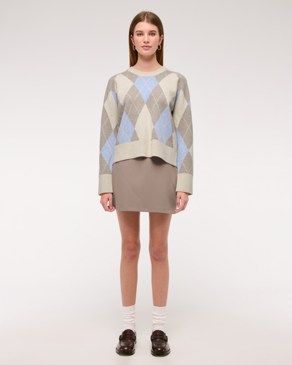 The A&F Madeline Argyle Crew Sweater