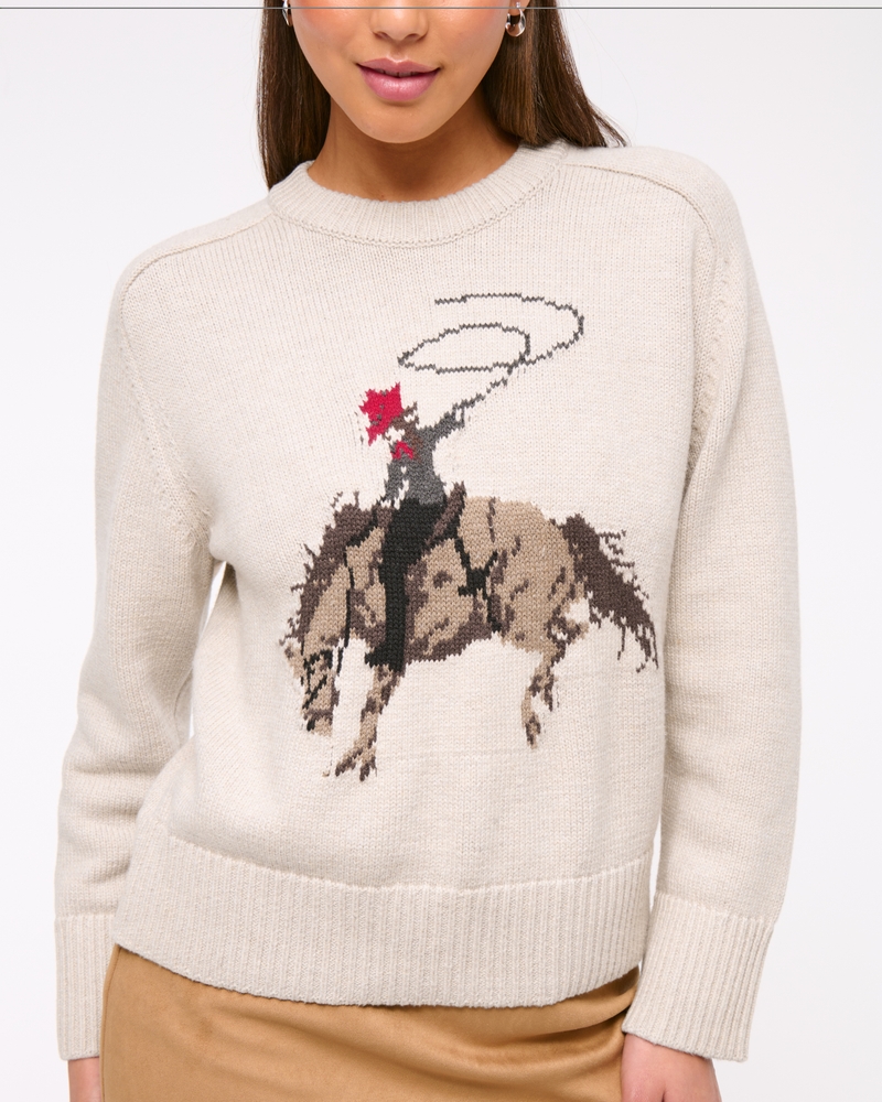 The A&F Madeline Cowgirl Crew Sweater