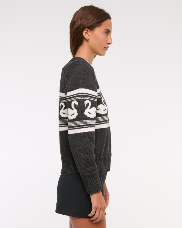 The A&F Madeline Swan Crew Sweater