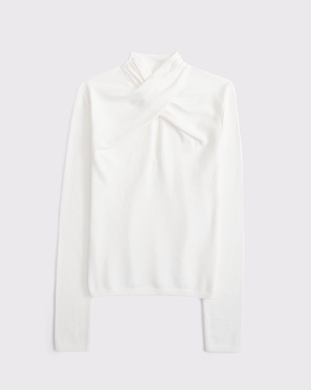 Keyhole Mini Mockneck Sweater from Abercrombie & Fitch - $29.97