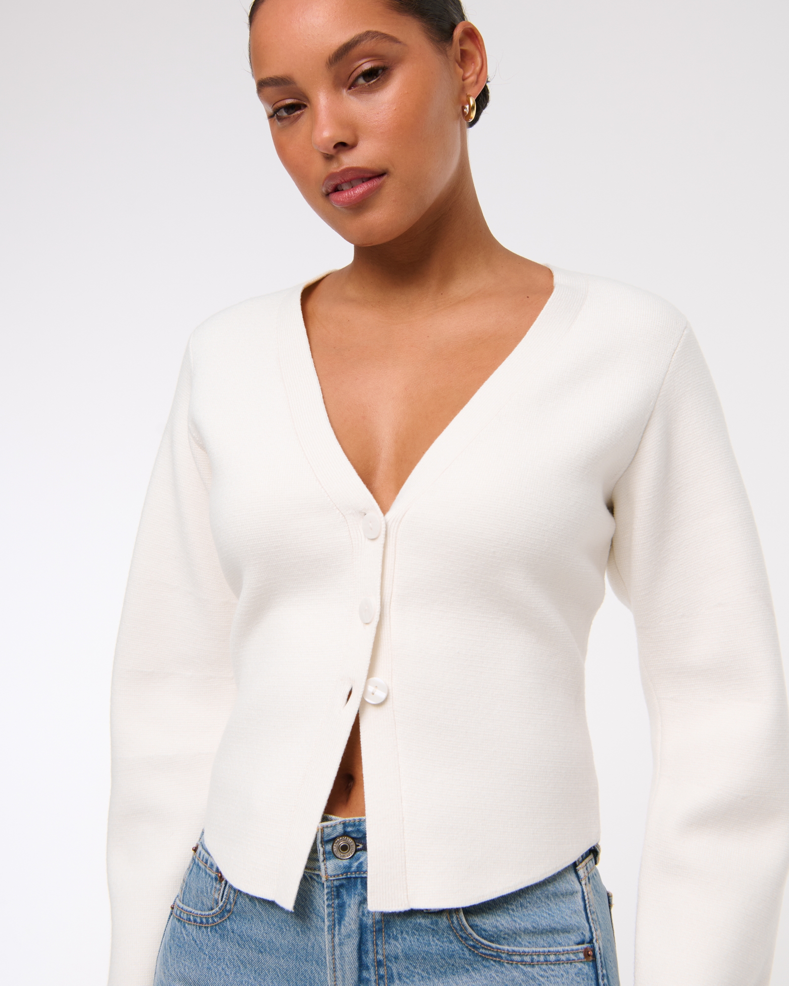 LuxeLoft Barrel Sleeve Cardigan