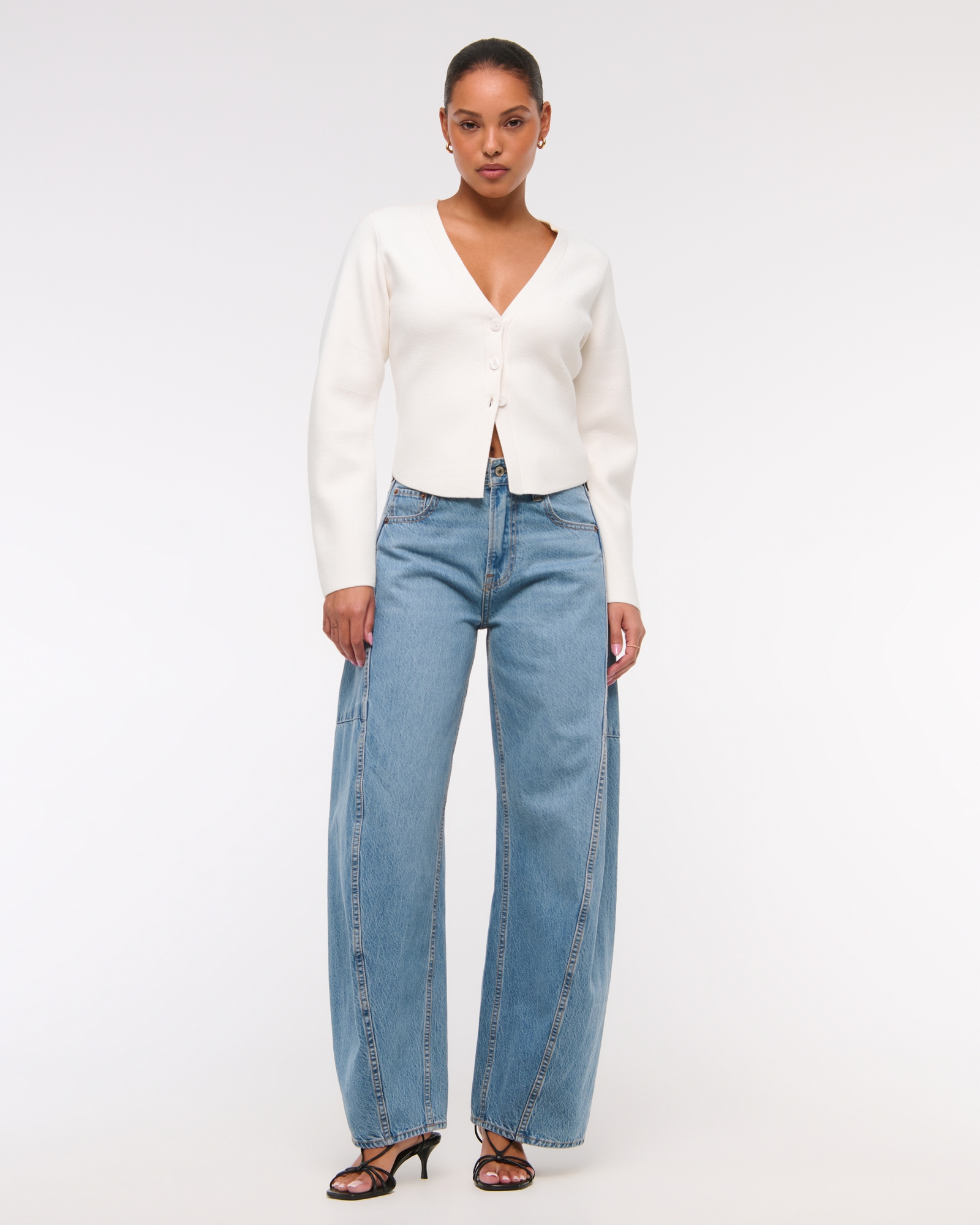 LuxeLoft Barrel Sleeve Cardigan