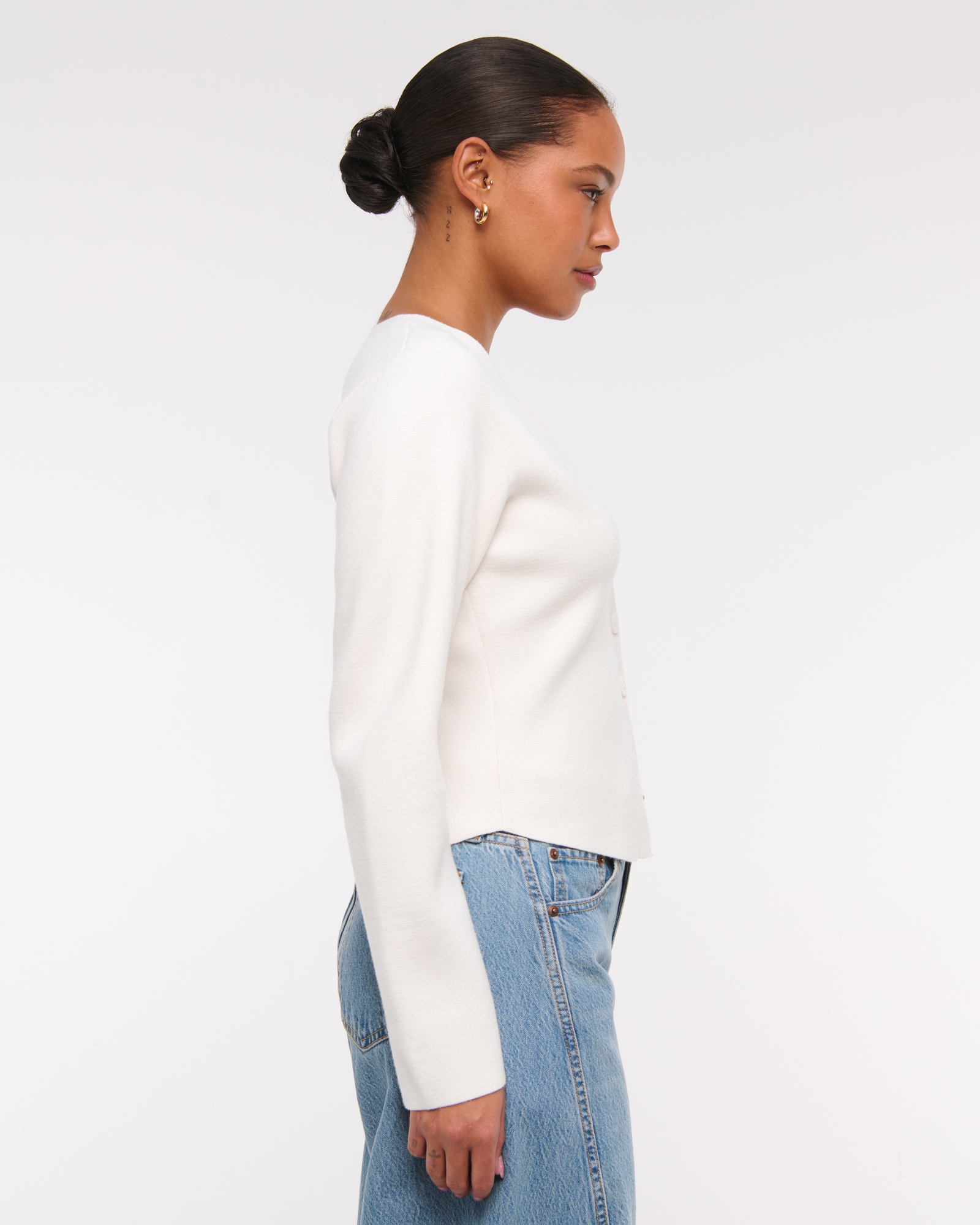 LuxeLoft Barrel Sleeve Cardigan