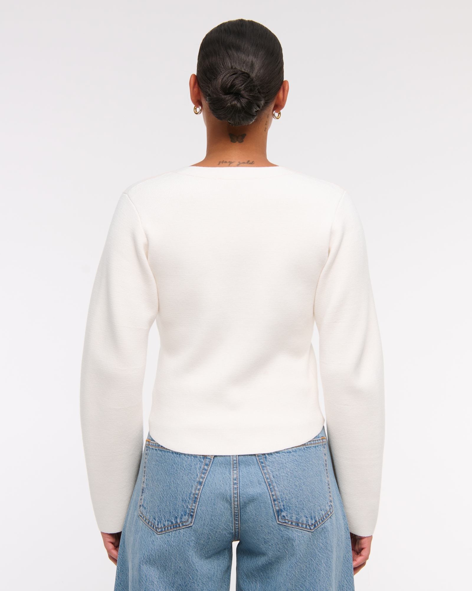 LuxeLoft Barrel Sleeve Cardigan