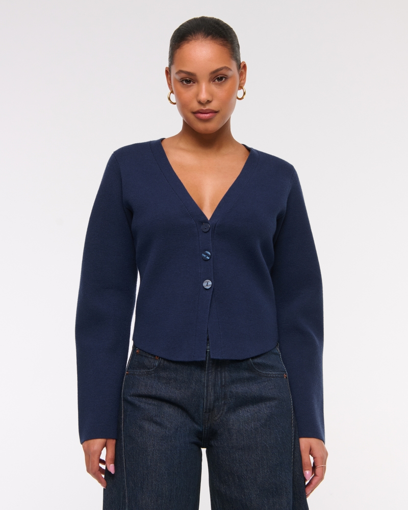 LuxeLoft Barrel Sleeve Cardigan