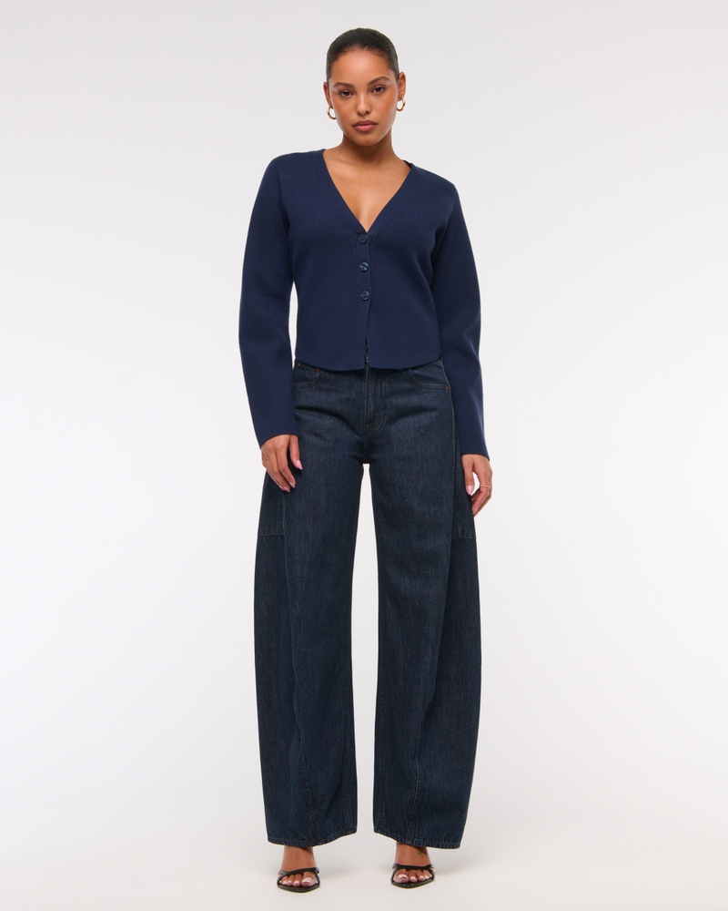 LuxeLoft Barrel Sleeve Cardigan