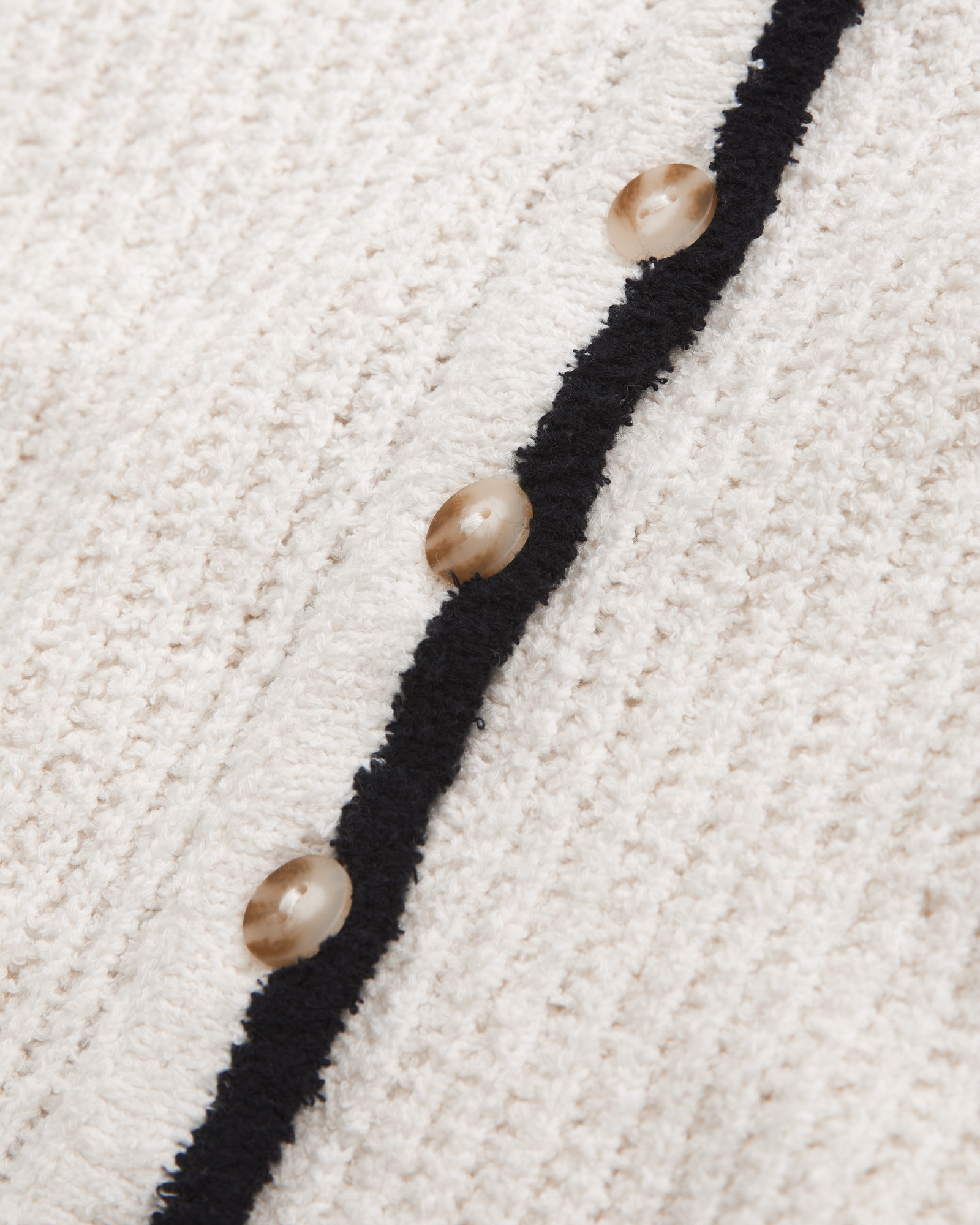 Short-Sleeve Crochet-Style Polo