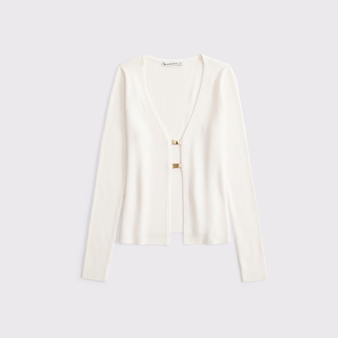 Женские кардиганы Abercrombie & Fitch Slim Hardware Cardigan