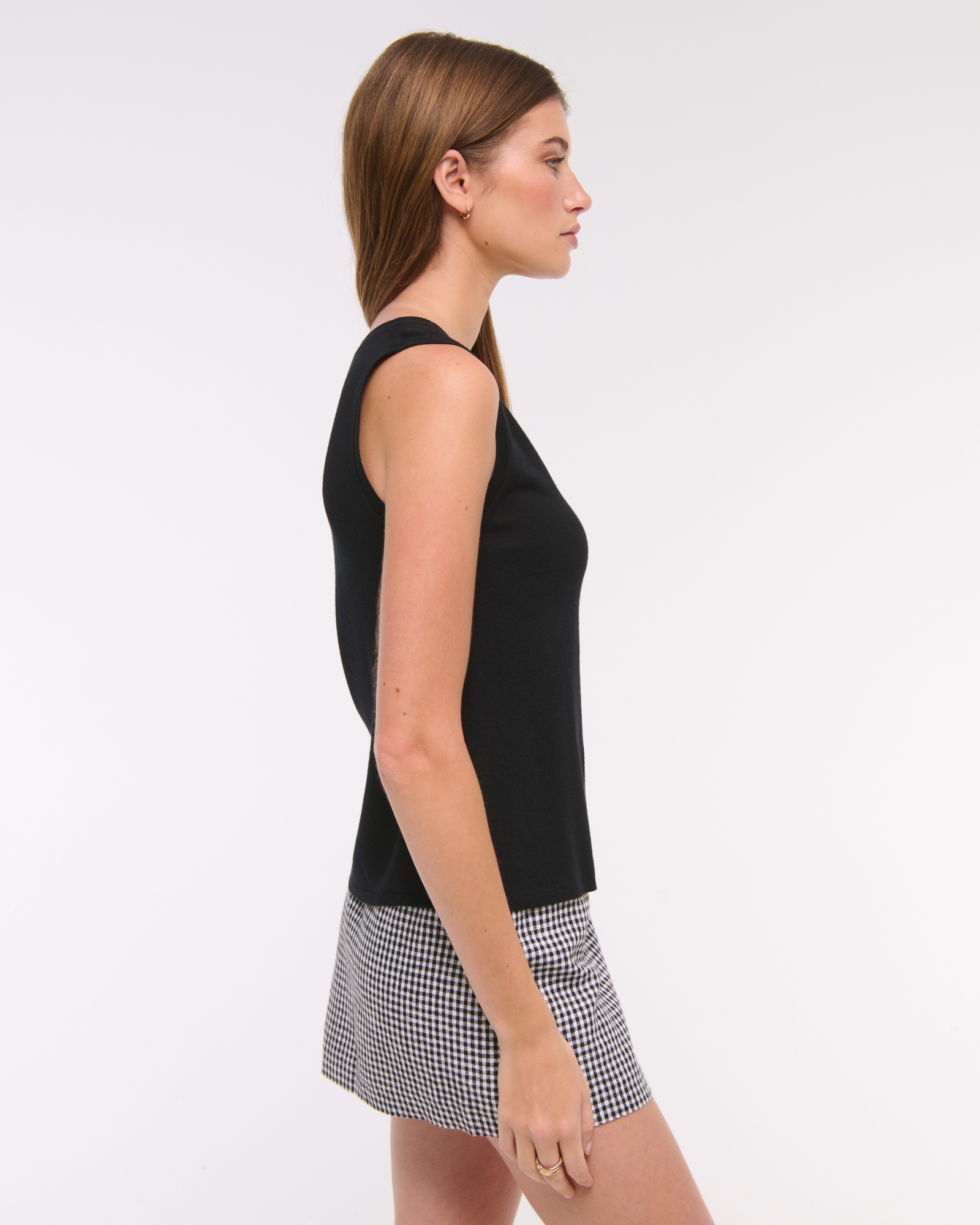 V-Neck Cutaway Sweater Vest