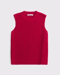 Textural Crew Sweater Shell Tank