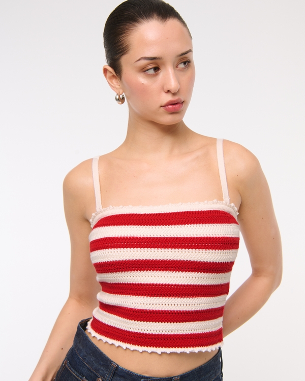 Crochet-Style Tube Top