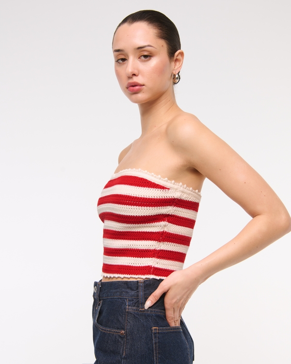 Crochet-Style Tube Top