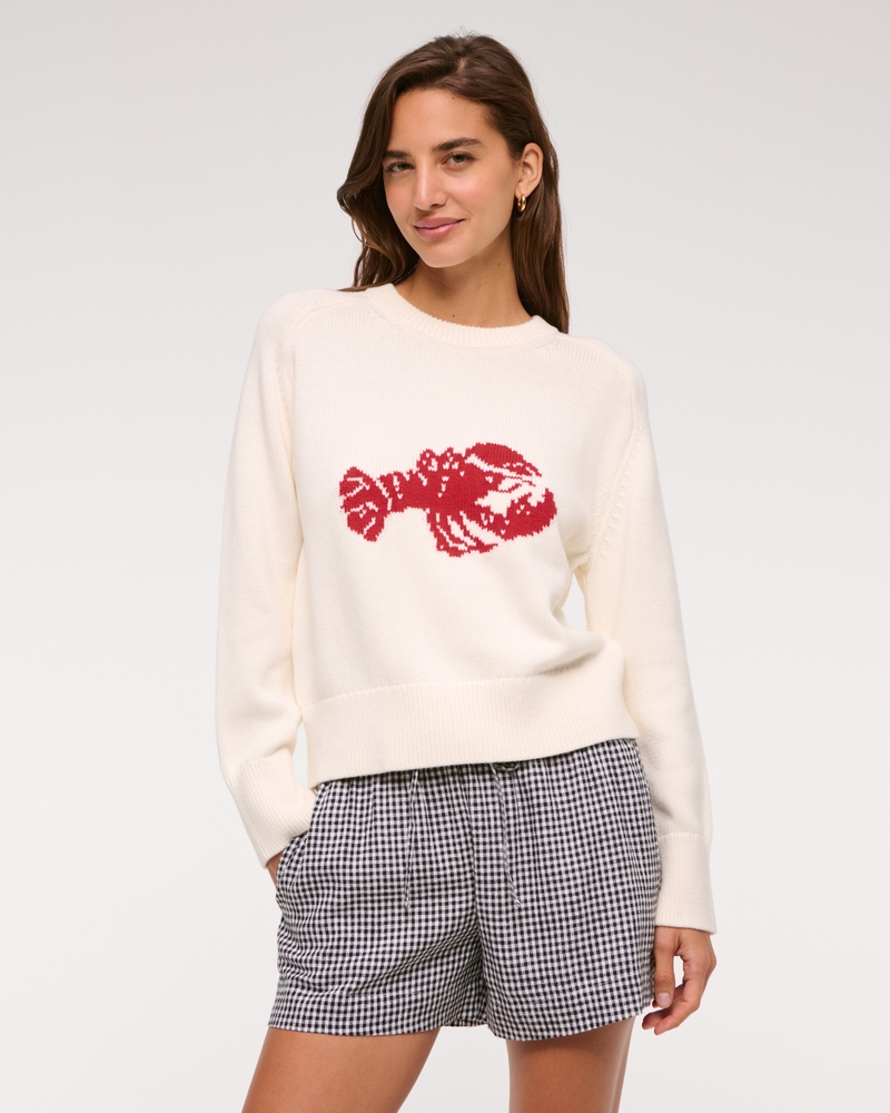 The A&F Madeline Lobster Crew Sweater