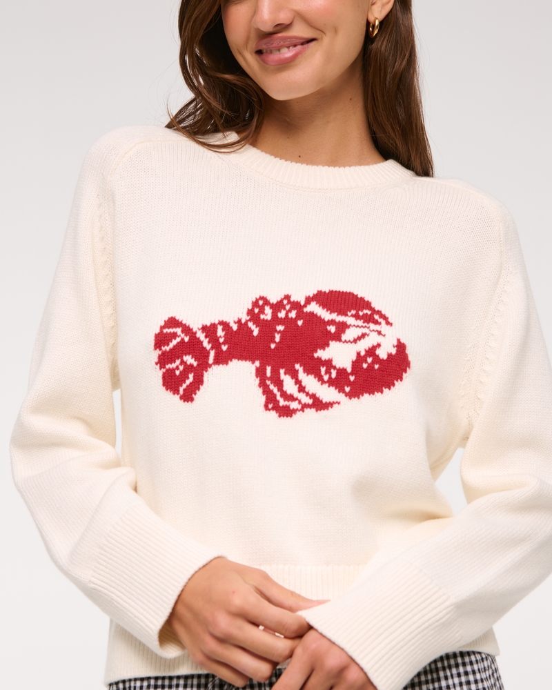 The A&F Madeline Lobster Crew Sweater